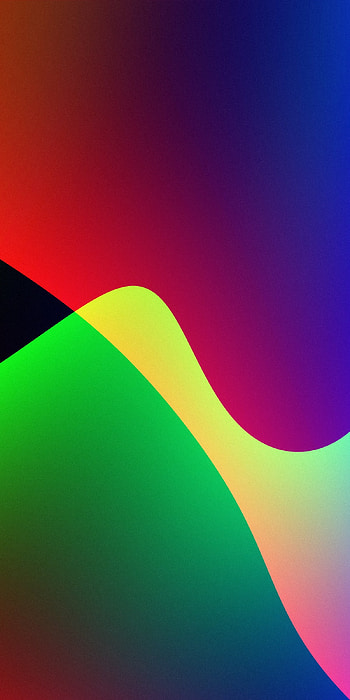 Abstract, Red, Blue, Yellow, Minimalist, Colorfulness, Orange, Waves, Green, Patern HD phone wallpaper