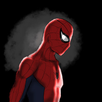 Spider Digital Art, spiderman, superheroes, artwork, artist, digital-art HD phone wallpaper
