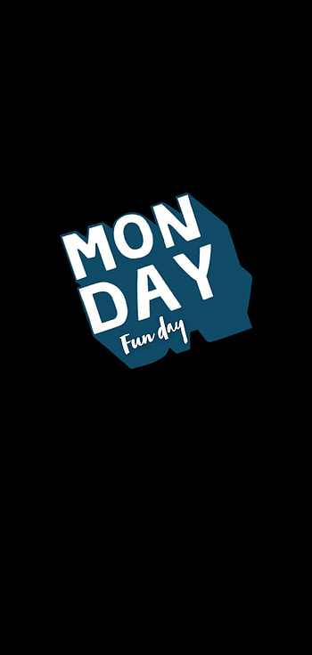 Monday, electric blue, symbol, week, beginning, start, fun day HD phone wallpaper