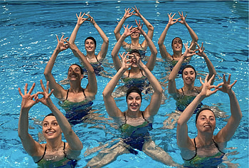 Team Spain, Synchronized Swimming HD wallpaper