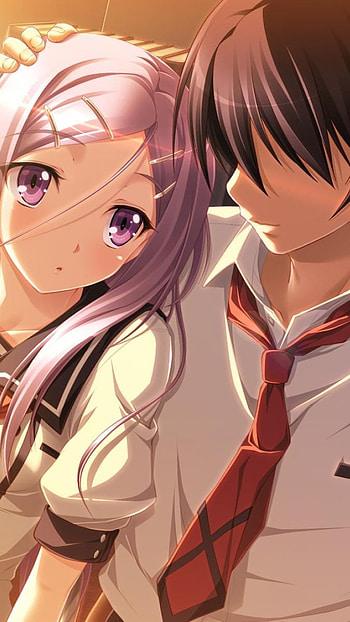 Anime Couple, Cute Couple, cute, couple HD phone wallpaper