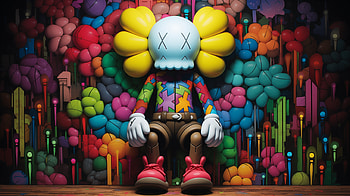 Artistic KAWS Figure, artistic, kaws HD wallpaper