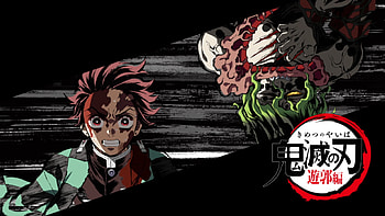 Kimetsu no Yaiba, Demon Slayer: Kimetsu no Yaiba, Tanjiro Kamado, Gyutaro (Demon Slayer), Anime HD wallpaper