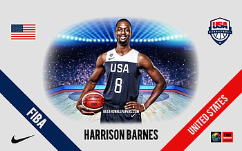 Harrison Barnes, United States national basketball team, American Basketball Player, NBA, portrait, USA, basketball HD wallpaper