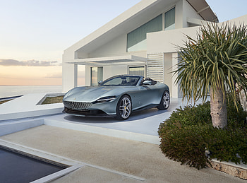 Ferrari Roma Spider, vehicle, Ferrari Roma HD wallpaper
