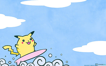 Surfing Pikachu , Surfing Pikachu Android . HD wallpaper
