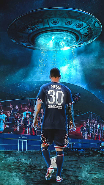 From outer planet, soccer, standing, psg, number-30, france, football, messi HD phone wallpaper