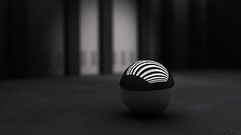 Preview black, ball, band, white HD wallpaper