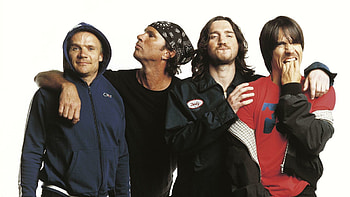 Red Hot Chili Peppers, Music , Band's iconic logo, Vibrant visuals HD wallpaper