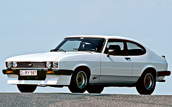 Mako V8, retro cars, 1979 cars, white coupe, 1979 Mako Ford Capri V8, american cars, Ford HD wallpaper