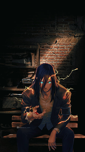Eren yeager, art, human_leg HD phone wallpaper