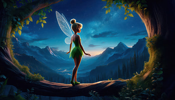 Tinker Bell, tinker-bell, movies, disney, artwork, art, digital-art, ai, deviantart HD wallpaper
