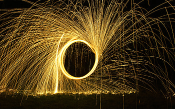 Fireworks, night, graphy, light HD wallpaper