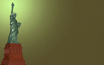 Statue of Liberty, dom, symbol, torch, pedestal, woman HD wallpaper
