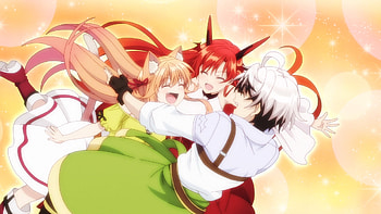 Tania (Beast Tamer), Kanade (Beast Tamer), Rein Shroud (Beast Tamer), Anime, Beast Tamer HD wallpaper