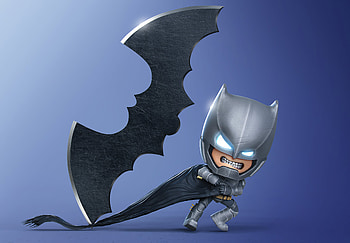 Little Batman , batman, superheroes, artwork, digital-art, behance HD wallpaper