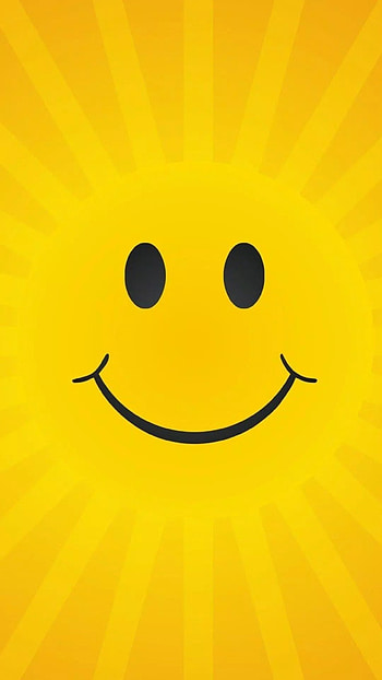 Emoji, Yellow Background, smile HD phone wallpaper