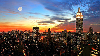 Manhattan skyline, , Cityscape HD wallpaper