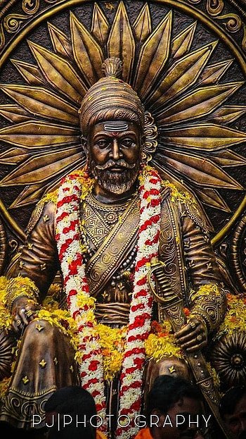 Shivaji Maharaj 3d, Warrior, Statue HD phone wallpaper