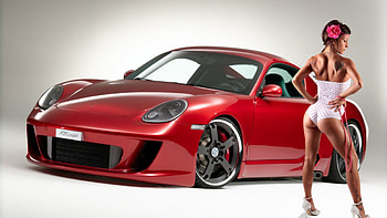 Hot Girl With Car 8 - SA HD wallpaper