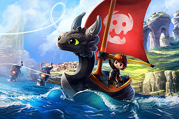 How To Train Your Dragon And Wind Waker Crossover , how-to-train-your-dragon, movies, animated-movies, dragon, artstation HD wallpaper