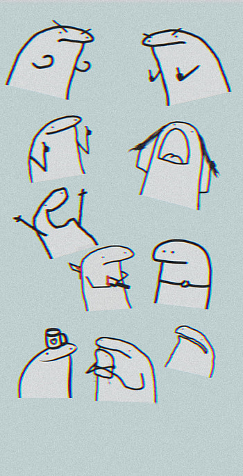 Flork, aesthetic, blue HD phone wallpaper