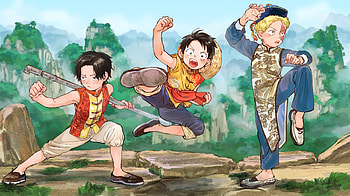 Epic One Piece Trio: Young Luffy, Ace & Sabo Adventure, Sabo (One Piece), Monkey D. Luffy, Portgas D. Ace, Anime, One Piece HD wallpaper
