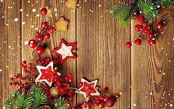 Christmas decorations, Festive ornaments, Holiday cheer, Joyful ambiance HD wallpaper