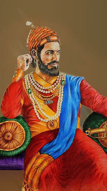 Shivaji Maharaj 3d, Maratha, Empire HD phone wallpaper