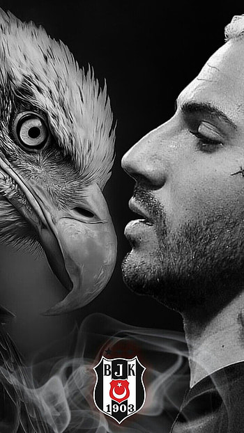 Beşiktaş, beyaz_siyah, siyah_beyaz HD phone wallpaper