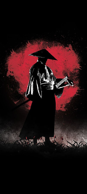 Samurai, magenta, flash graphy, japan, warrior HD phone wallpaper