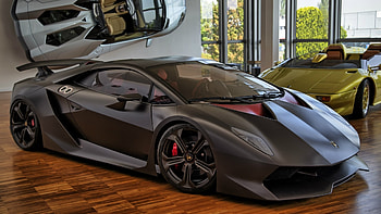 Lamborghini Museum, Lamborghini Sesto Elemento HD wallpaper