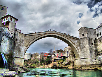 Stari most na mostaru, Mostar, Bosnia and Herzegovina HD wallpaper