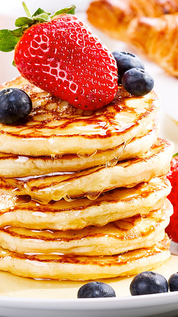 American, Pancakes HD phone wallpaper