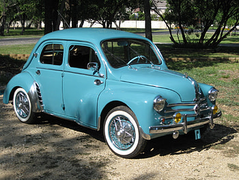 1957 Renault 4CV, renault, french, car, 4cv HD wallpaper