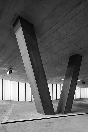 Architecture, Building, Miscellanea, Miscellaneous, Grey, Concrete, Column, Columns HD phone wallpaper