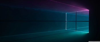 Windows 10 Dark Ultra, Windows 3440X1440 HD wallpaper