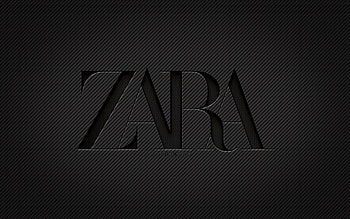 Zara carbon logo, , grunge art, carbon background, creative, Zara black logo, brands, Zara logo, Zara HD wallpaper