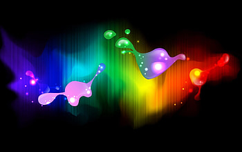 Abstract, Rainbow, Shine, Light, Multicolored, Motley, Iridescent, Blots HD wallpaper