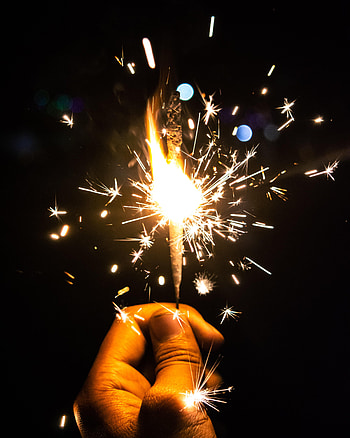 Shine, Light, Hand, Sparks, Miscellanea, Miscellaneous, Sparkler HD phone wallpaper