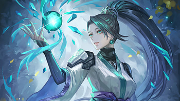 Sage Valorant - Magical Aura Gaming Background, video game, Valorant, Sage (Valorant) HD wallpaper