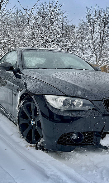 BMW E92, 3 series, bimmer, bmw m, sportscar, tuning, m3, black, bmw 320i, exhuast, 335, coupe, beautiful car, sport HD phone wallpaper