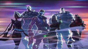Guardians Of The Galaxy In Marvel Rivals, marvel-rivals, games, star-lord, guardians-of-the-galaxy, superheroes, artwork, art, video-games HD wallpaper