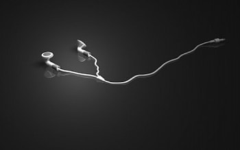 Ear , sound, black, abstract HD wallpaper