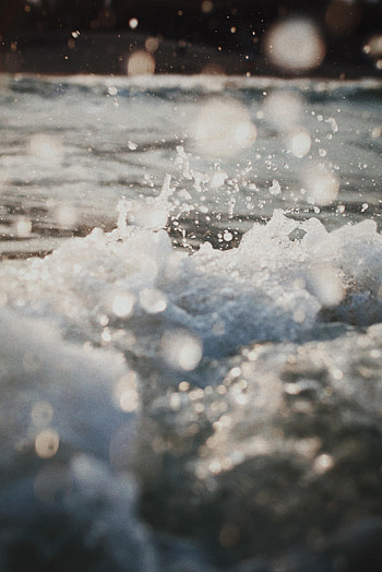 Nature, Waves, Spray, Splash, Foam HD phone wallpaper