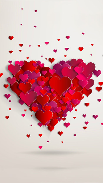 Valentines Aesthetic, Heart, Aesthetic HD phone wallpaper