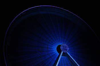 Dark, Backlight, Illumination, Ferris Wheel HD wallpaper