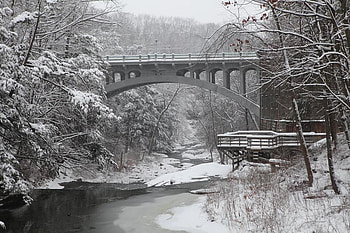 Hometown, winter HD wallpaper