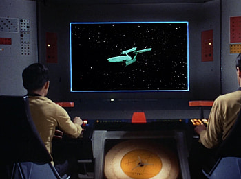 The U.S.S. Constellation on The Main Viewscreen, TOS, USS Constellation, The Doomsday Machine, Star Trek, Original Star Trek HD wallpaper