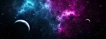 Stars, , Dual, Space Stock , tablet - Blue Purple Background Galaxy, Purple Dual Monitor HD wallpaper